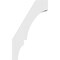Ekena Millwork 4-in. W x 18-in. D x 30-in. H Balboa Architectural Grade PVC Knee Brace BRCP04X18X30BOA - alternate 3
